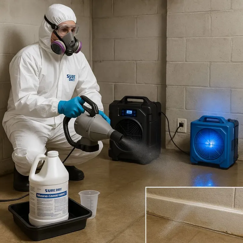 Sanitization and Odor Removal process in Draper, UT